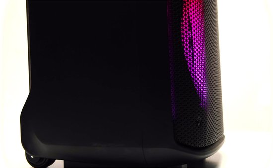 Denver Bluetooth Speaker Party box - Discolichten - Partybox - Incl. Draadloze Microfoon & Afstandsbediening - BPS458