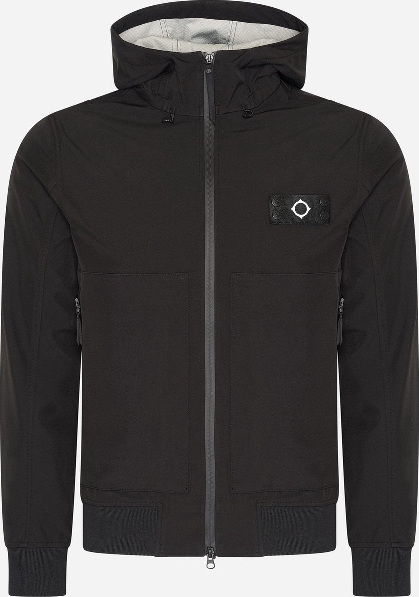 MA.Strum Infantry softshell hooded jacket - black