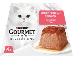 5x Gourmet Revelations - Mousse Zalm - Kattenvoer - 4x57g