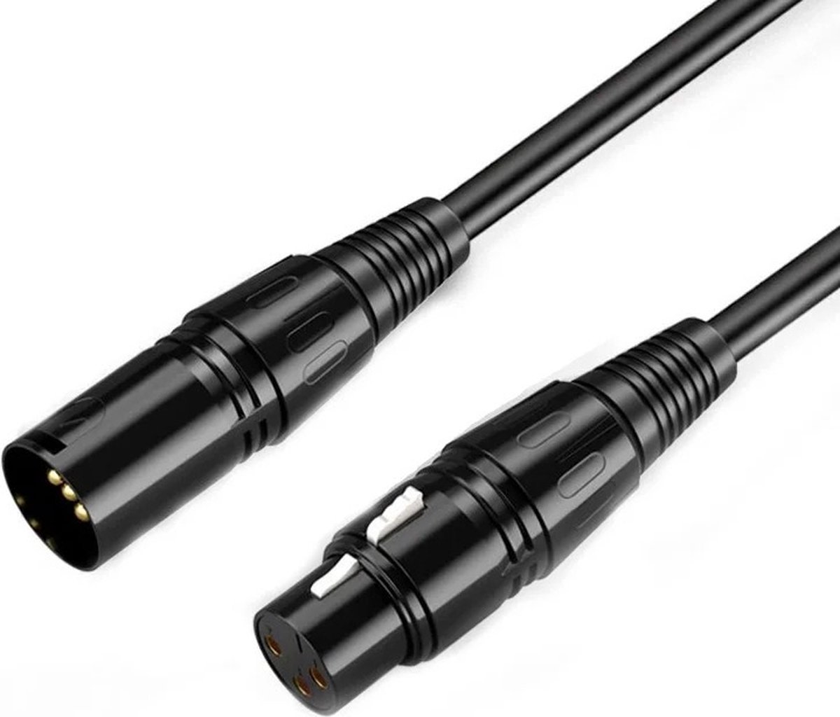 WiseGoods Premium XLR Kabel Mannelijk Naar Vrouwelijk 3M - XLR-Kabels - Audio Kabel - Audiokabel - Luidsprekerkabel - Speakerkabel
