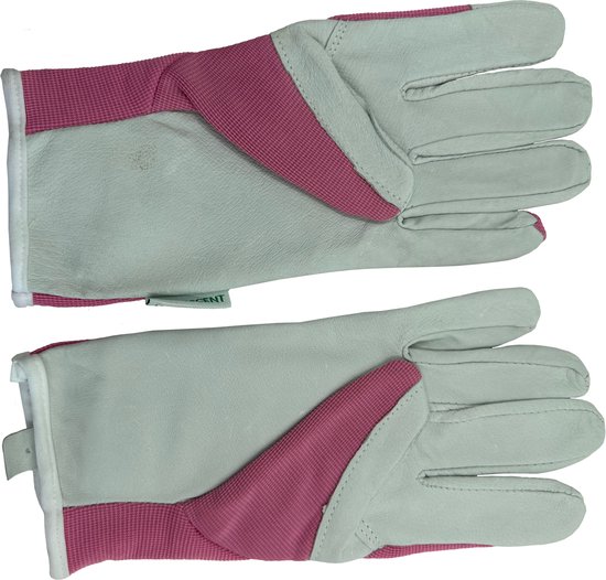 Werkhandschoen Tuin Dames - Tuinhandschoen Roze - Small / Medium - Leren werkhandschoen - Maximale bescherming van Merkloos	 — afbeelding 2