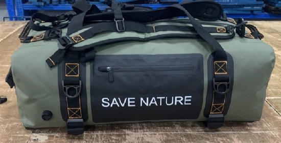 Lone Rider Overlander 48 L - Sac Moto étanche et Extensible pour Porte-Bagages arrière avec Sangles Molle, Rangement pour équipement et Fermeture Enroulable