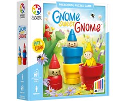 SmartGames - Gnome Sweet Gnome - 48 opdrachten - houten kleuterspel