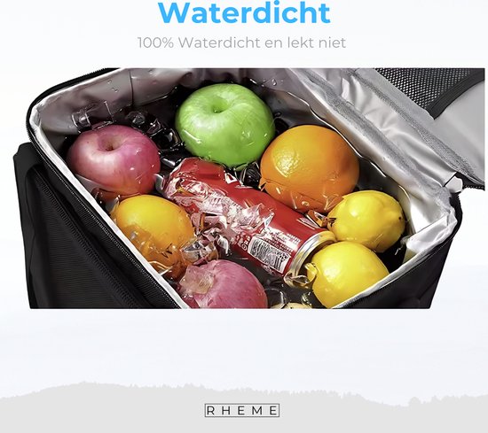 Koeltas 15L - Geïsoleerd Koeltas - Lunchtas - Waterdicht - Draagbaar - Schouderband - Duurzaam - Rheme van Rheme — afbeelding 4