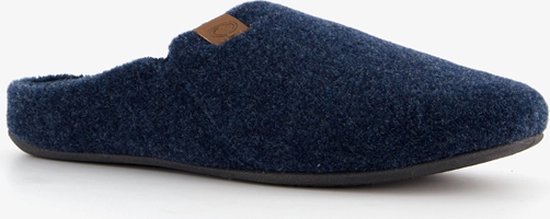 Foto: Thu s heren pantoffels blauw maat 43 sloffen