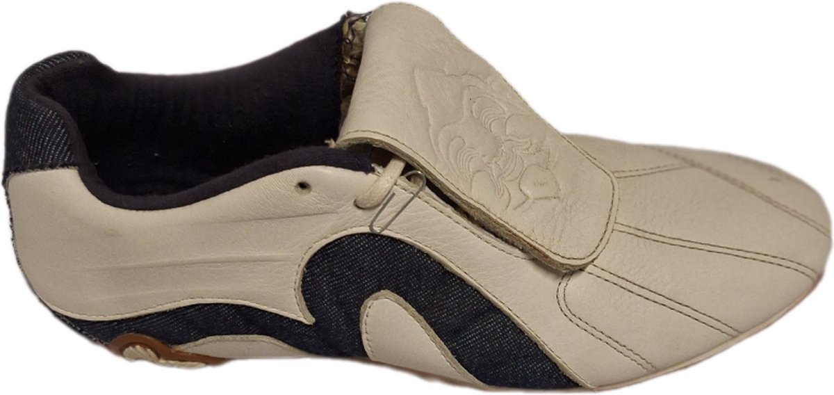EVISU-SNEAKER-WAKATAKA-WHT/NAVY-LEER-SIZE40