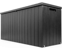 Opbergbox Tuin - Opbergbox Buiten - Opbergbox Tuinkussenbox Waterdicht - Tuinkussenbox Waterdicht - Kussenbox Waterdicht - Kussenbox Voor Buiten - 270 Liter - Inclusief Wielen