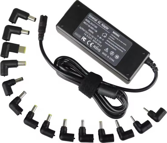 Foto: Velociy universele laptop adapter laptop oplader alle merken 45w 65w 90w asus acer hp dell lenovo samsung sony