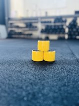 RXpursuit Lot de 3 bandes adhésives jaunes de Premium pour levage de pouce, Tape pour haltérophilie, crossfit, dynamophilie, entraînement de force. Tape de Sport athlétique