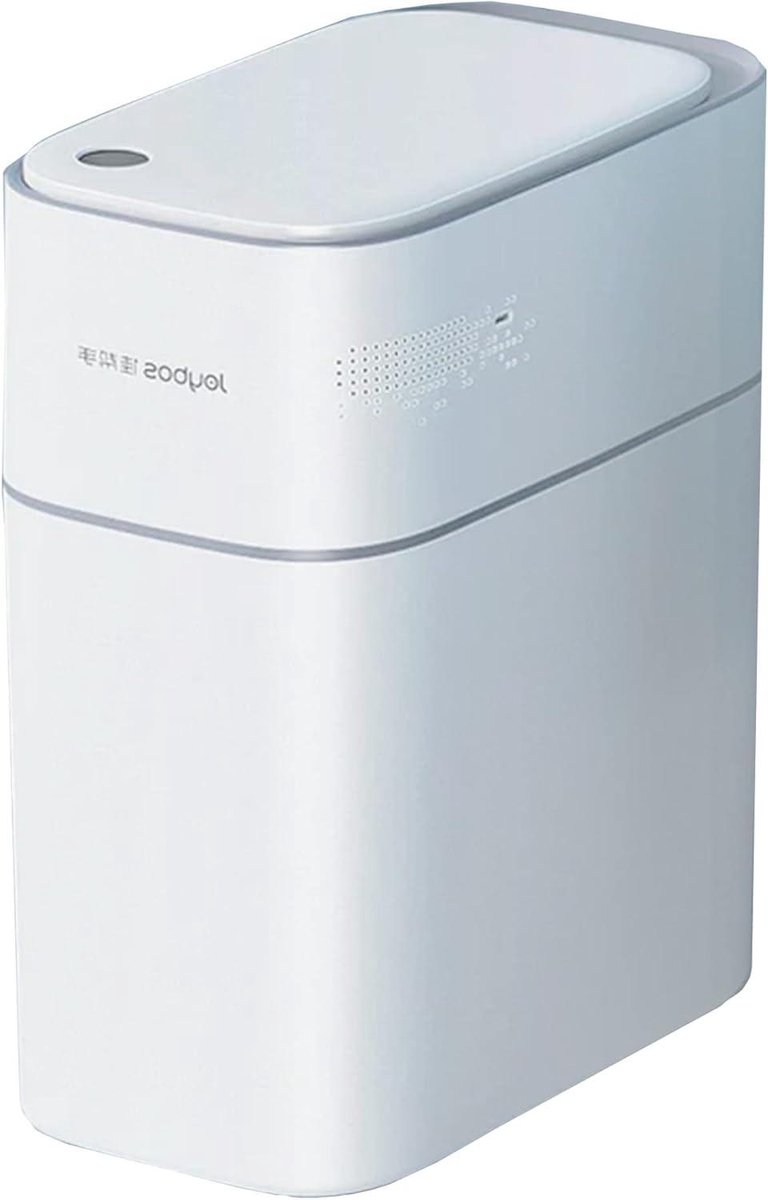 Goedkoopste Prullenbak 15 l met intelligente bewegingsmelder - contactloos - 20 vuilniszakken - kunststof ABS - PP wit