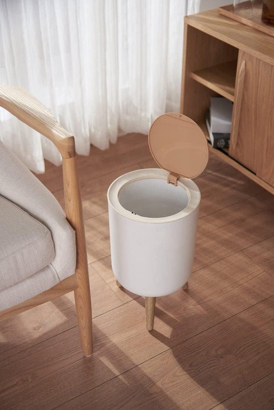 Touch Bin Afvalemmer - 60 liter - Platinum - vd Garde Warenhuis