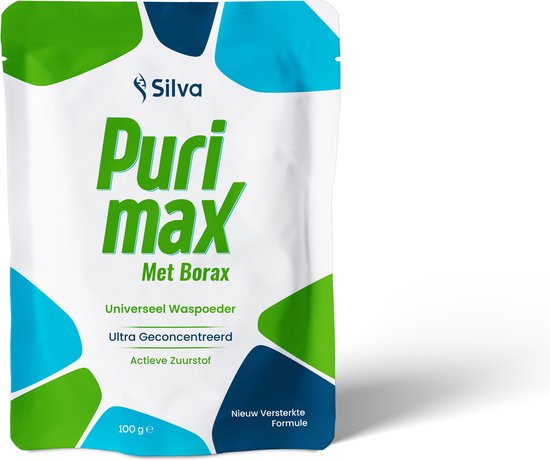 Silva - Purimax - Universeel Wasmiddel - 100g - Geconcentreerd - Vegan