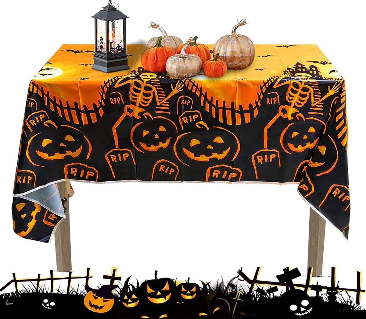 Solacis Halloween Decoratie - Tafelkleed - Halloween versiering - Horror - Eng - Must have voor halloween!