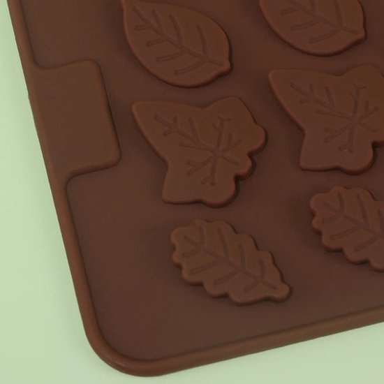 Actie4you® - Kerst blaadjes vorm - Chocolade vorm - kerstmis - Herfst - Blaadjes - Siliconen Mal