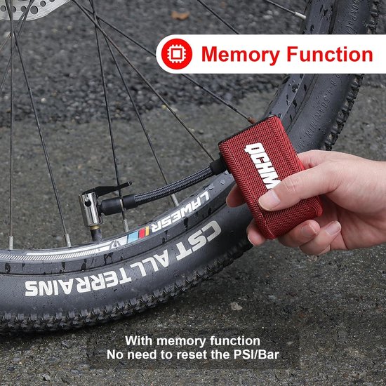 Fietspomp Elektrische Mini Pomp 100 psi-68 bar Automatische ...
