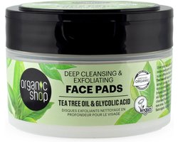 Organic Shop Face Pads Deep cleansing 20 pcs