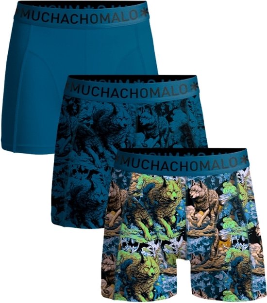 Muchachomalo Boxers Homme - Lot de 3 - Taille XXL - 95% Katoen - Sous-vêtements Homme