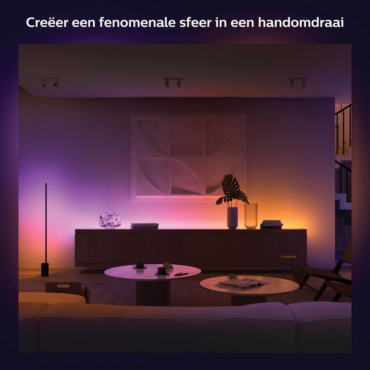 Philips Hue Gradient lightstrip 2 m basis - White and Color Ambiance - Bluetooth — afbeelding 4