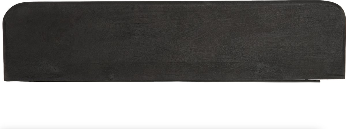 Wandplank TARONTU - 100x23x3cm - Zwart
