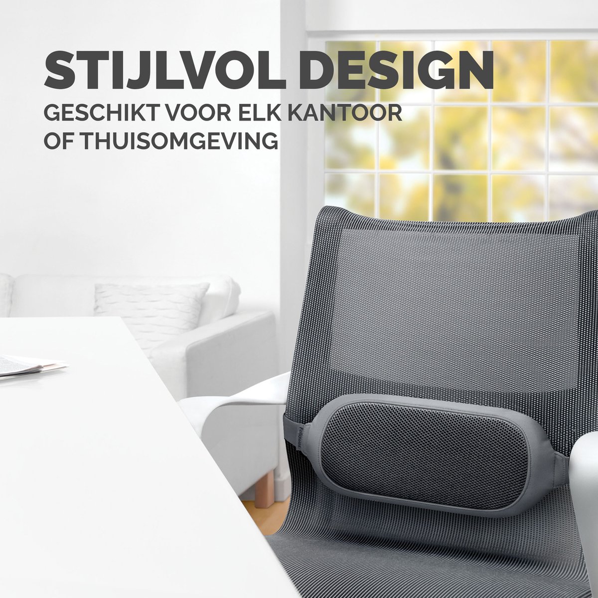Fellowes I-Spire Onderrugsteun Grijs - Office Centre Fellowes I-Spire Onderrugsteun Grijs - Office Centre