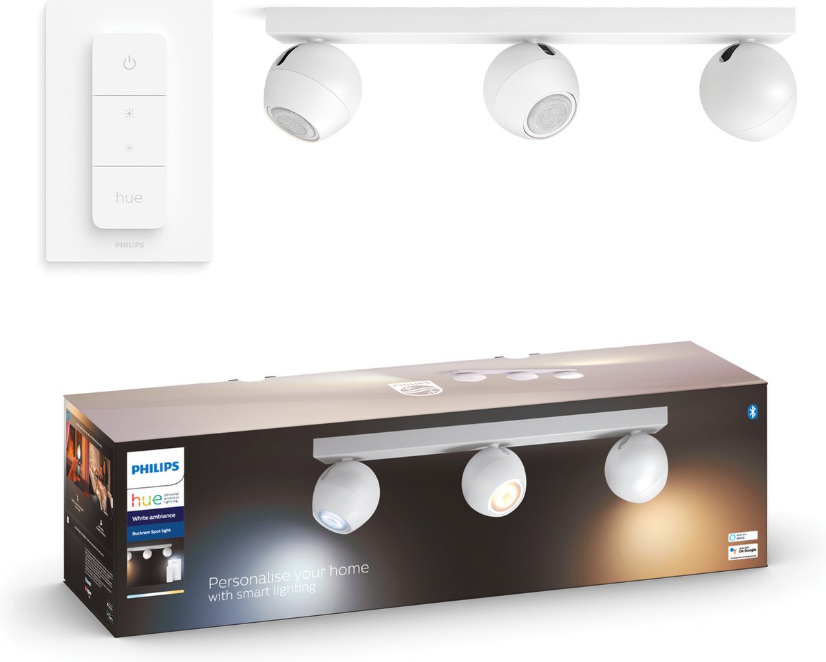 Philips Hue Pillar opbouwspot - warm tot koelwit licht - 2-lichts