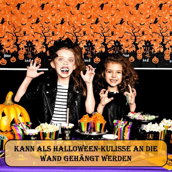 Décoration Halloween Solacis - Nappe - Décoration Halloween - Horreur - Effrayant - Must pour Halloween !