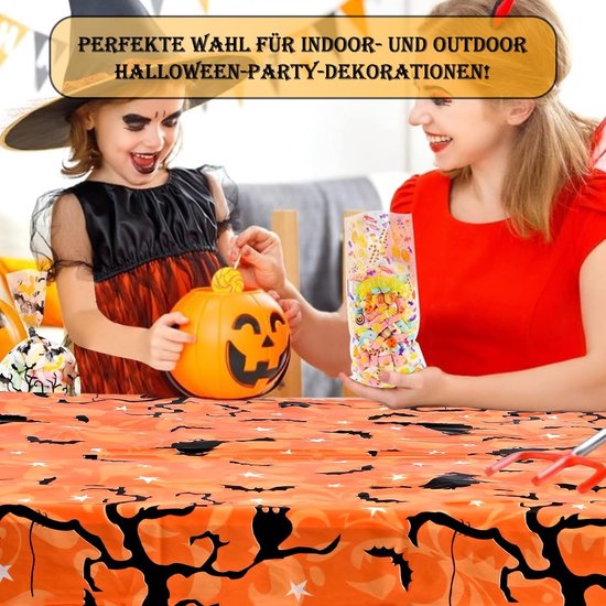 Décoration Halloween Solacis - Nappe - Décoration Halloween - Horreur - Effrayant - Must pour Halloween !