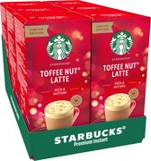 Starbucks Toffee Nut Latte oploskoffie - 6 doosjes x 4 zakjes - Limited Edition