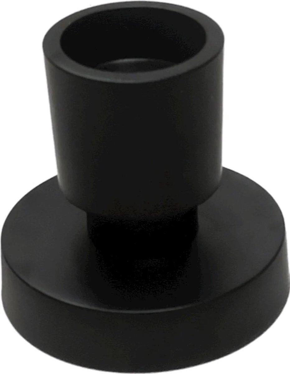 Vase The World Kandelaar Piura | Black - Zwart | Ø9 x H10 cm | 3 in 1