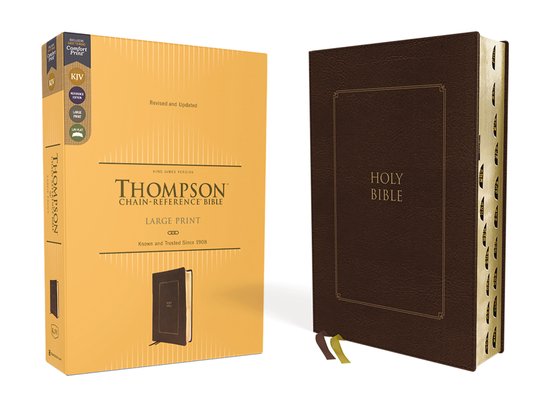 KJV, Thompson Chain-Reference Bible, Large Print, Leathersof ... - cover