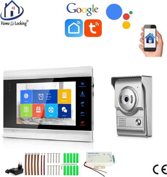 De Bruyne Freddy T-2104V WIFI Videofoon met APP Bediening - De Bruyne Freddy - €244,80