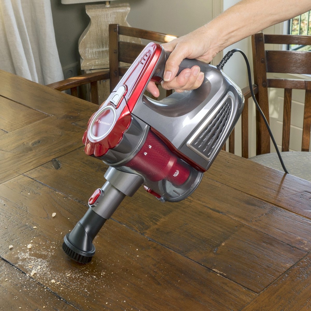 Bestron AVC800 Draadloze Stofzuiger met 0,6L Stofbak - afbeelding 3