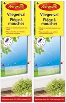 Pièges à Mouches Pour Fenêtre - Lot De 12 Autocollants Motifs Mandala - Efficace Jusqu'à 6 Mois - Sans Produits Chimiques