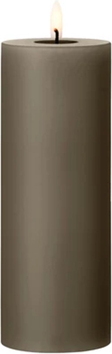 Ester & Erik Led Pillar kaars H20cm caviar