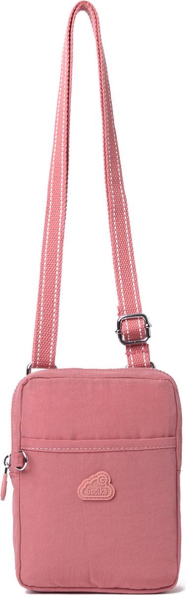 Gudika - Crossbodytas - Dames Tas - Telefoontasje - Tasje - Schoudertas - Rose