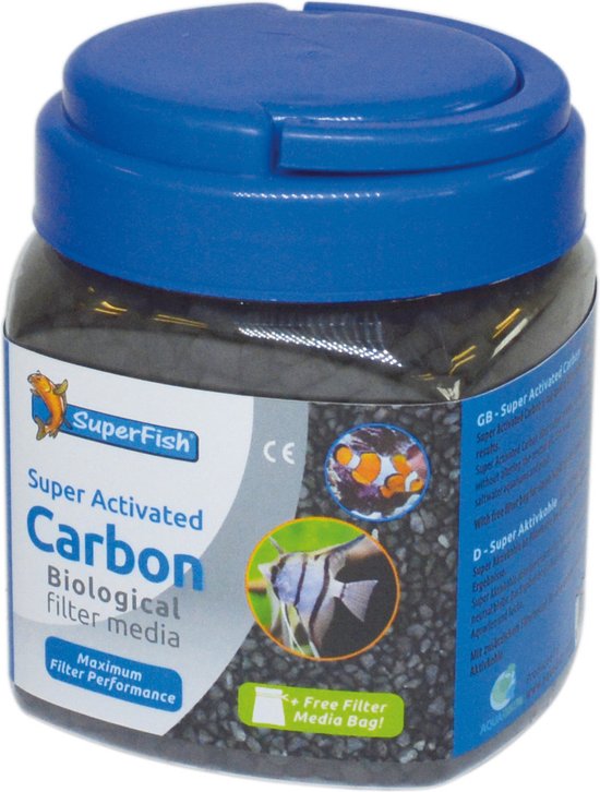 Foto: Superfish superactieve kool carbon aquarium filtermedia 500 ml