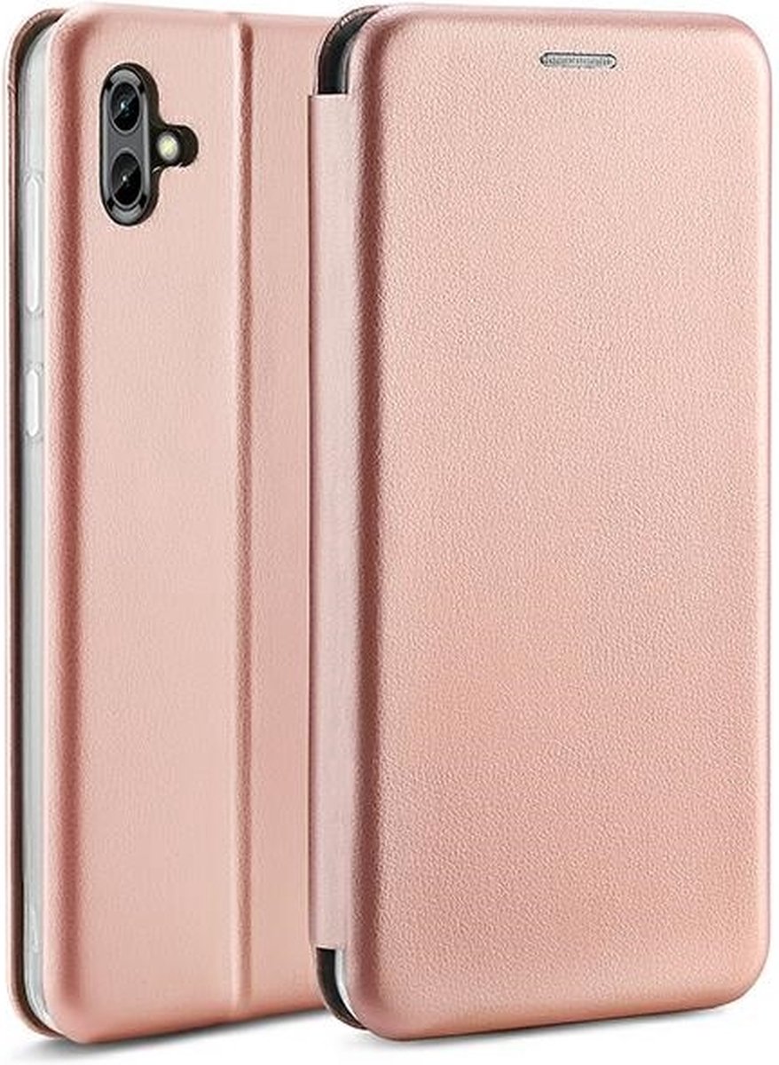Beline Book Magnetisch Samsung xCover 6 Pro hoesje roze-goud/roségoud