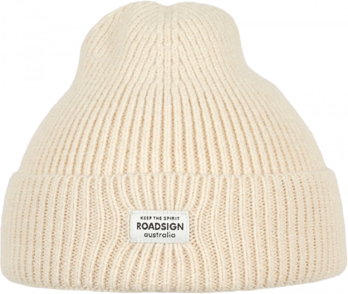Roadsign Australia - muts heren- muts dames - beanie - creme - gebreid