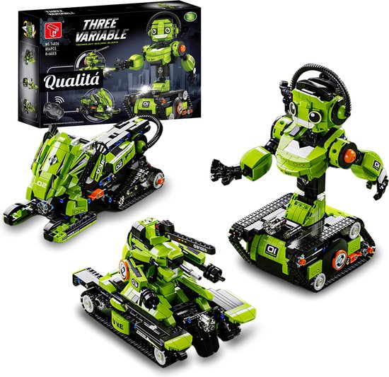 Qualitá® 3 in 1 Robot Bouwpakket - 7+ Jaar