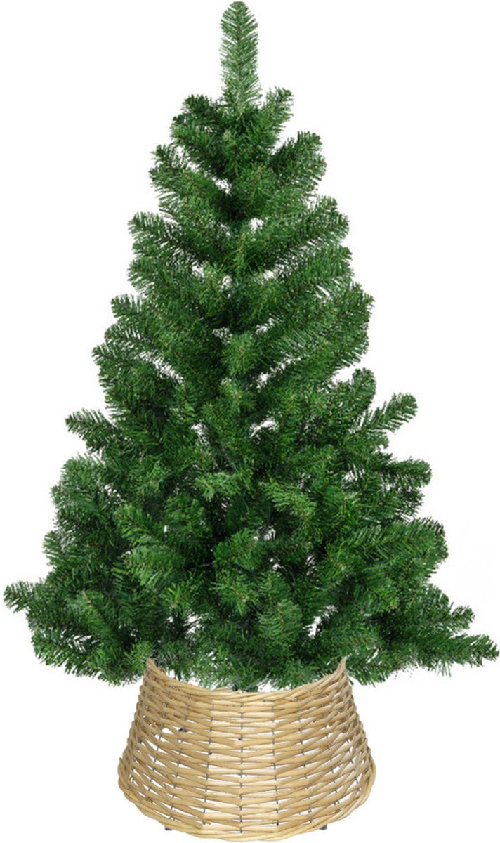 Gerimport Kerstboommand - naturel - D28 x H17cm - voor kerstboom 120 cm - kerstboomrok – foto 2