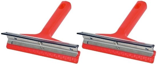 Foto: Dunlop ijskrabber voor auto met borstel uitschuifbaar soft grip ruitenkrabber auto accessoires