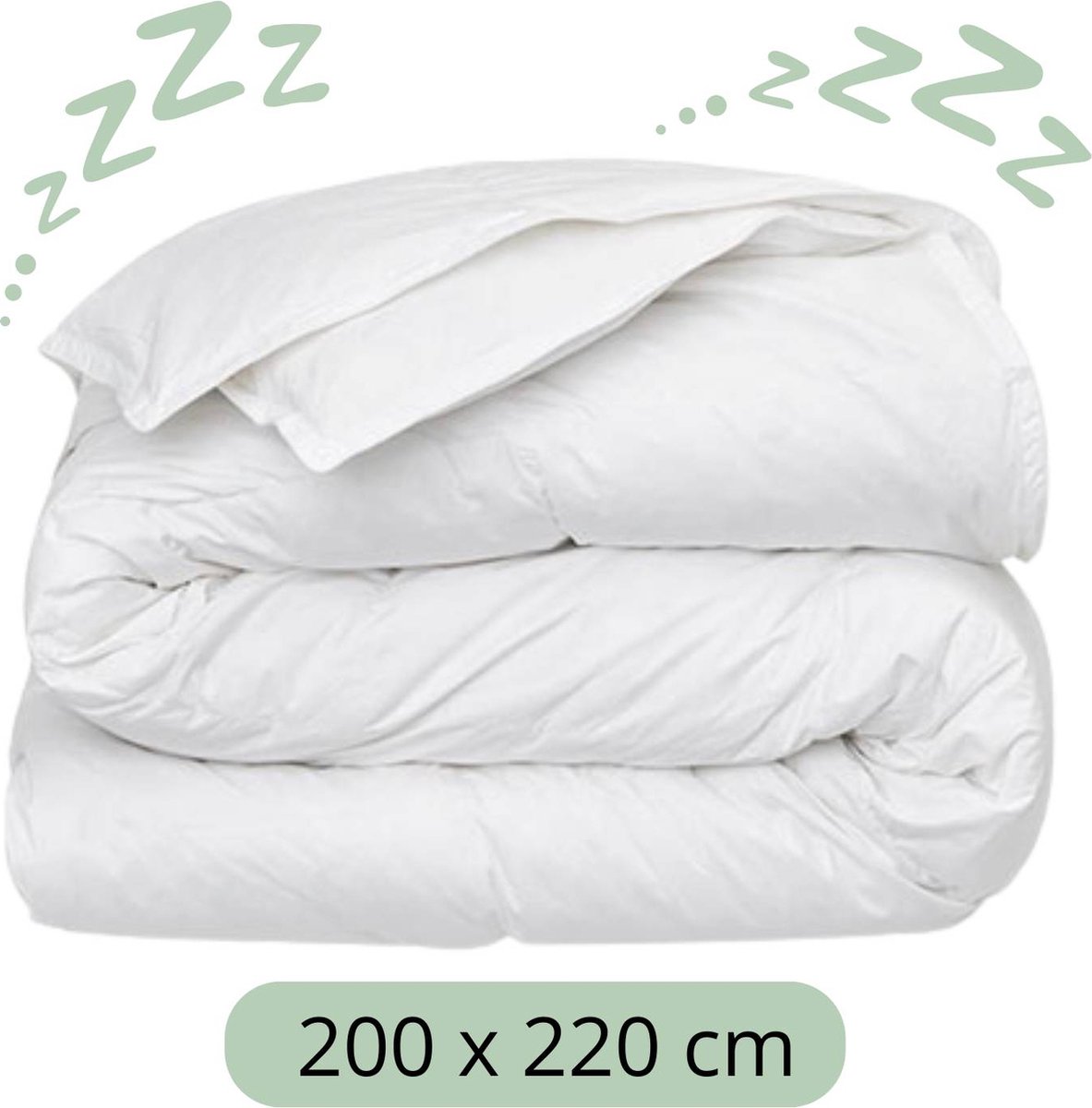 Sleeps Micro 4 Seizoenen Dekbed - Hotelkwaliteit - 200x220 cm - Anti Allergie - Comfort & Ademend - Tweepersoons - Zomerdekbed & Winterdekbed