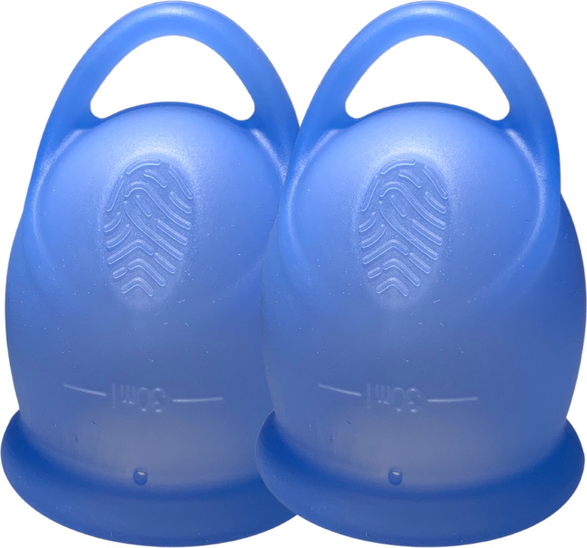 green-goose® Siliconen Menstruatie Cup - 2 Stuks - L - Blauw - Veilig, comfortabel en milieuvriendelijk