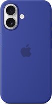 Apple Silicone Backcover MagSafe voor de Apple iPhone 16 - Ultramarine