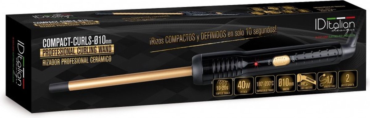 PostQuam IDEULTRACURL haarstyler Krulwand Warm Zwart, Goud - PostQuam - €32,90