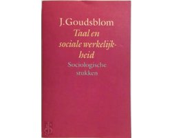 Omslag van Taal en sociale werkelijkheid