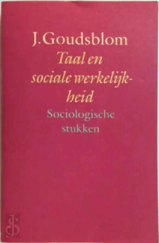 9789029096775 - Taal en sociale werkelijkheid