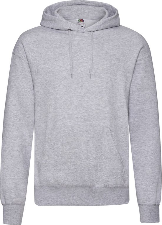 Pull à capuche Fruit of the Loom gris clair pour adulte - Sweat à capuche classique - Sweat à capuche - Vêtements pour hommes M (EU 50)