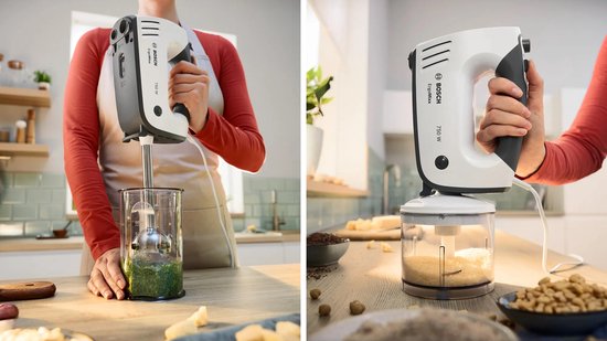 Bosch MFQ37490 mixer Handmixer 750 W Grijs, Wit van Merkloos — afbeelding 2