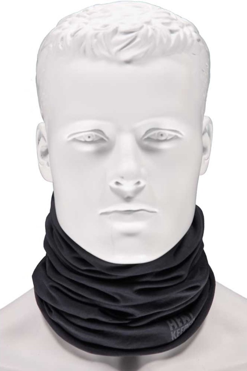 Antraciet thermo fleece sjaal/shawl voor volwassenen - Multifunctionele morf sjaal - Warme gezichtsbedekker/windvanger - Nekwarmers